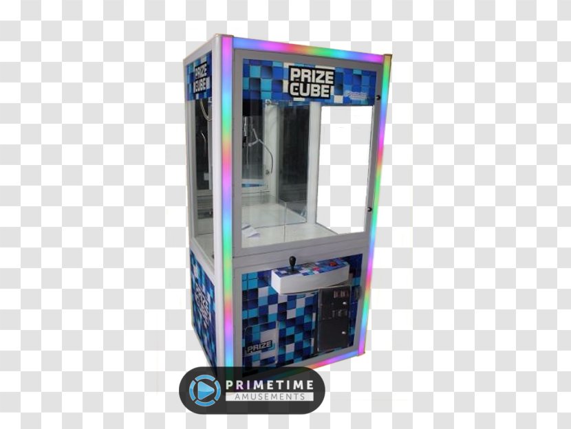 Claw Crane Arcade Game Machine Prize - Watercolor Transparent PNG