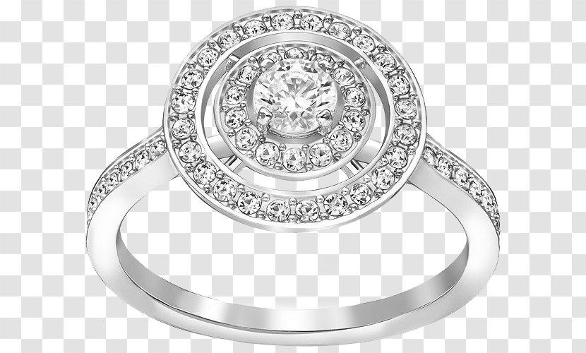 Earring Swarovski Jewellery Ring Size - Shopping - Jewelry Round Transparent PNG