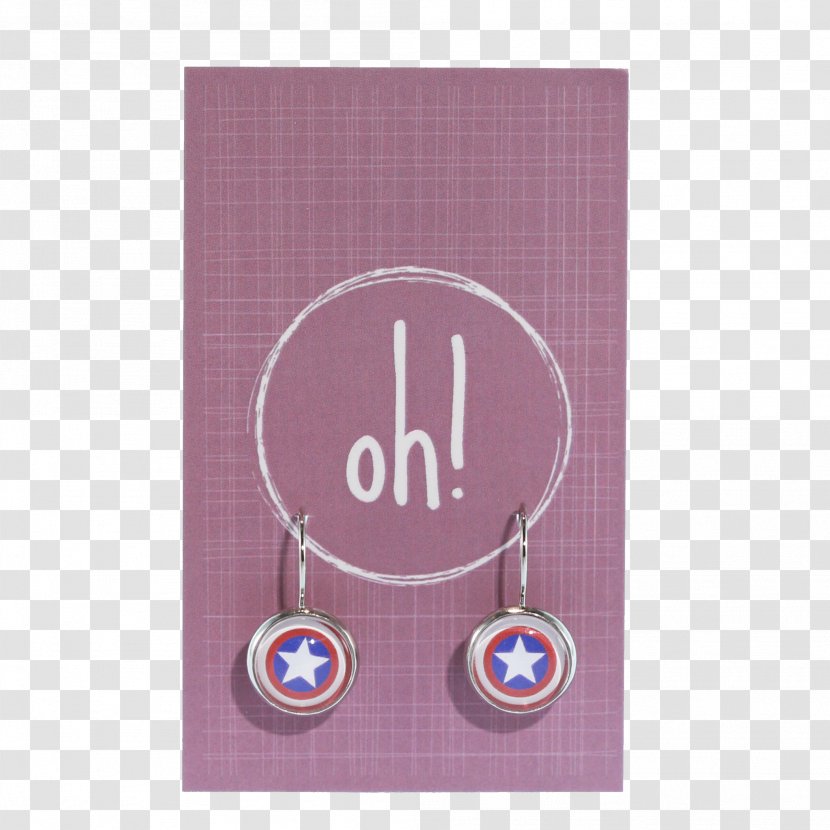 Earring Matryoshka Doll Jewellery Button - Captain America Shield Necklace Transparent PNG