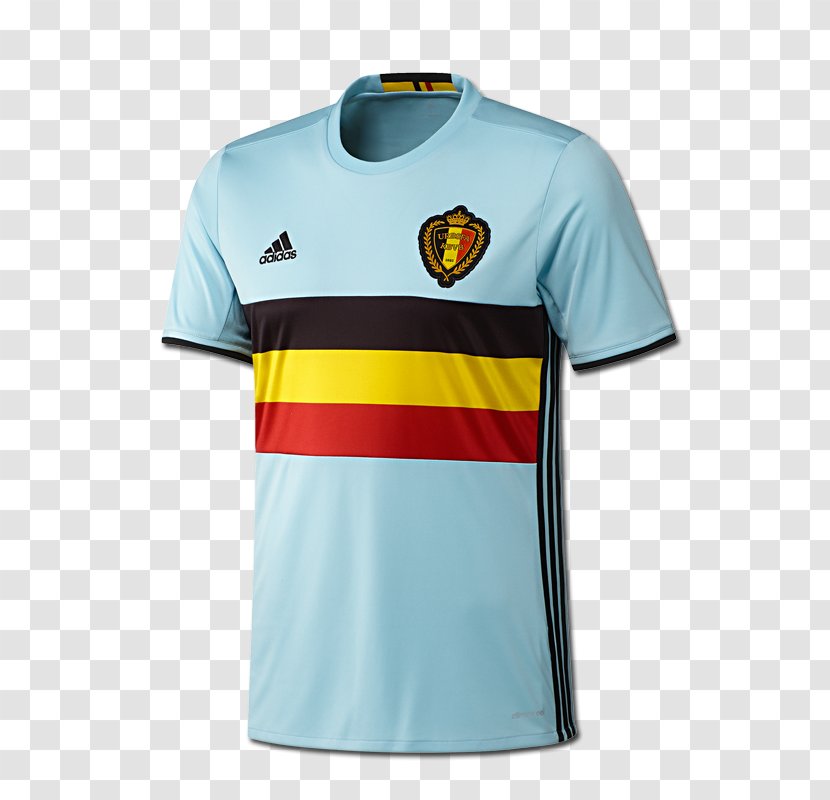 Belgium National Football Team UEFA Euro 2016 T-shirt Kit - Adidas Transparent PNG