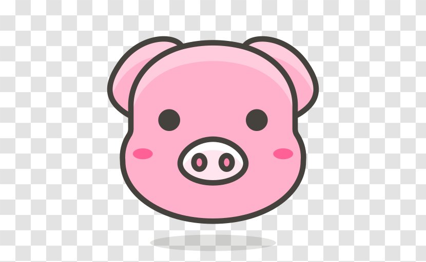 Domestic Pig Face - Like Mammal Transparent PNG