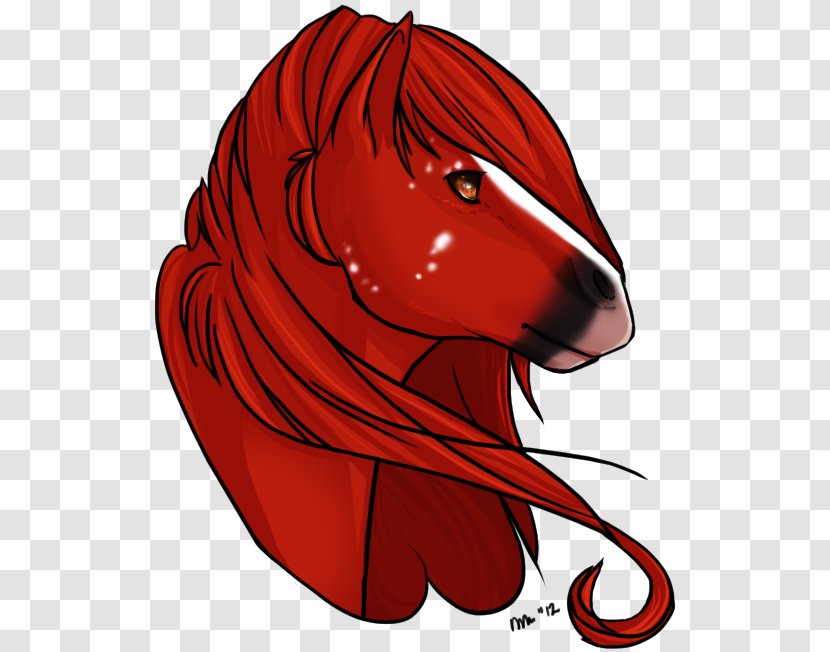 Marine Mammal Nose Mouth Clip Art - Red Transparent PNG