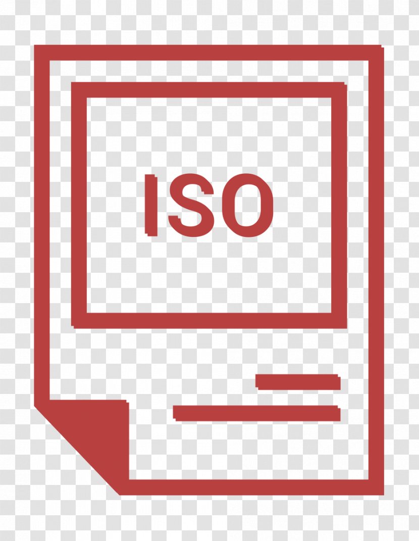 File Icon Format Iso - Rectangle - Signage Transparent PNG