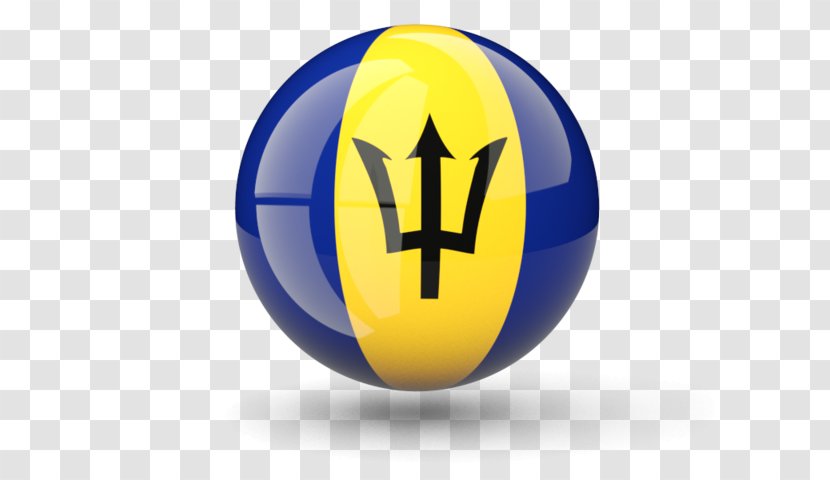 Barbados Logo Yellow Desktop Wallpaper - Sphere - Flag Transparent PNG