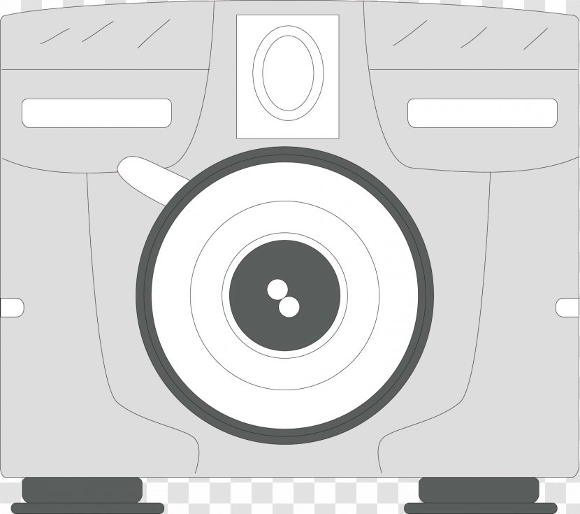 Camera Black And White - Shutter - Gray Vector Transparent PNG