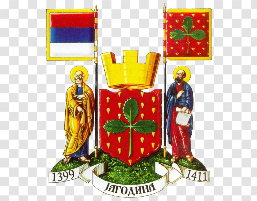 Jagodina Rakitovo Coat Of Arms Wikipedia Serbian Heraldry - Christmas Decoration Transparent PNG