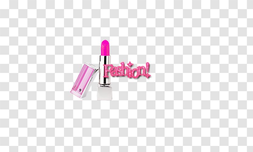 Fashion Text Beauty Lip Gloss - Cosmetics Transparent PNG