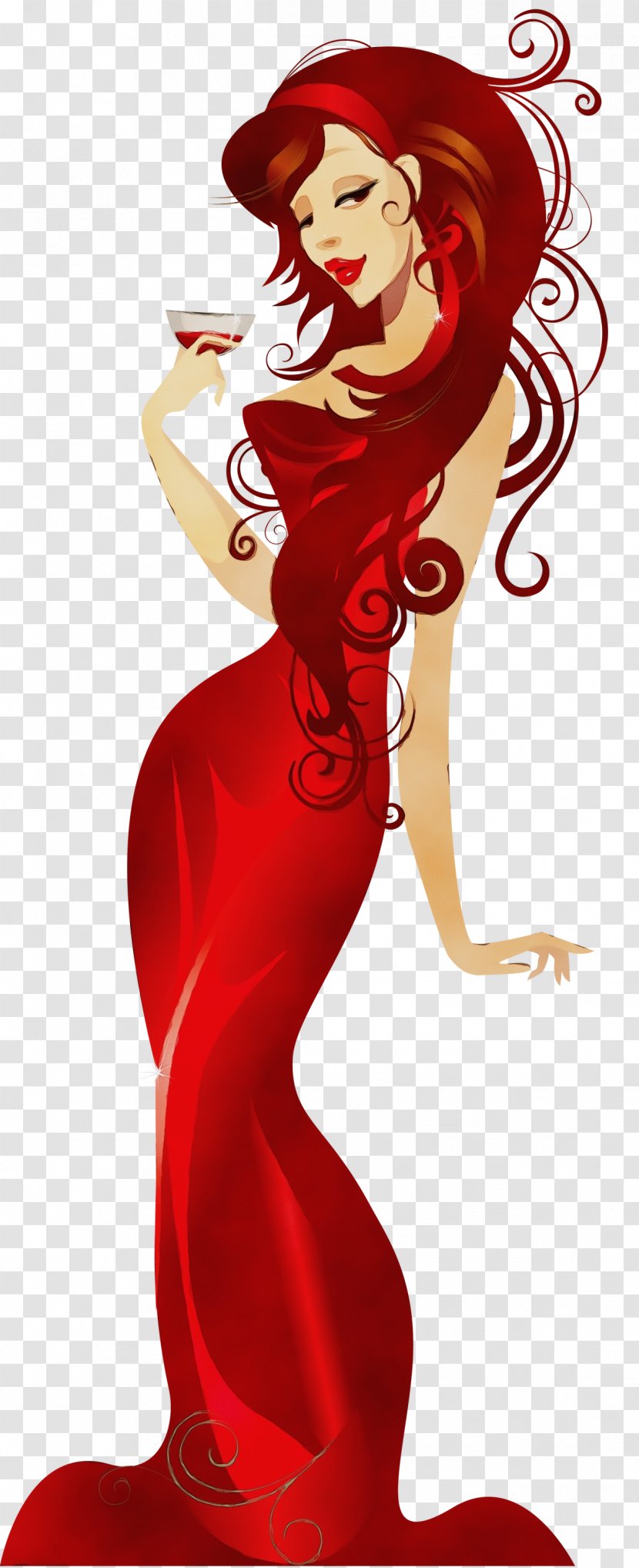 Girl Cartoon - Chanson - Drawing Long Hair Transparent PNG