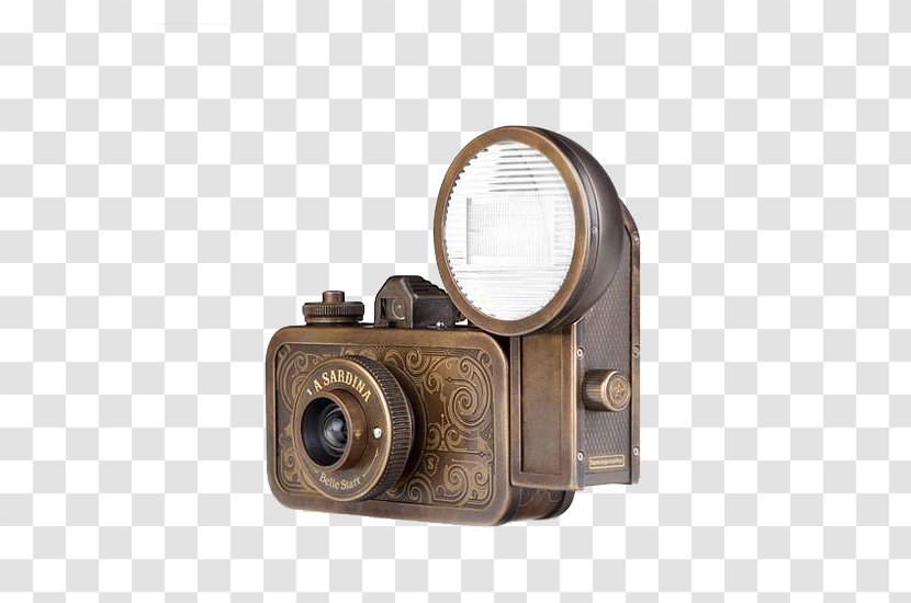 Los Angeles Photographic Film Camera Lomography Sardine - 35mm Format - Retro Simple Transparent PNG