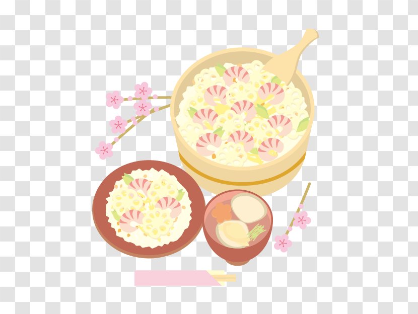 Hinamatsuri Sushi Cuisine Chirashizushi Cake - Baking Transparent PNG