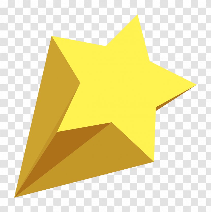 Shooting Stars Clip Art - Yellow - Red Star Transparent PNG