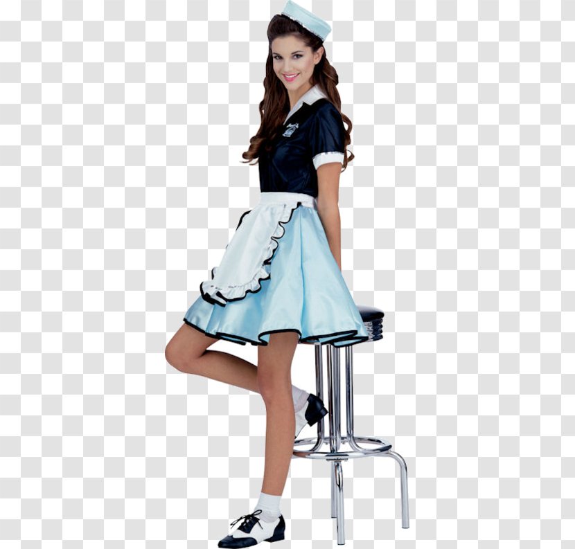 1950s Poodle Skirt Costume Dress Clothing - Flower Transparent PNG