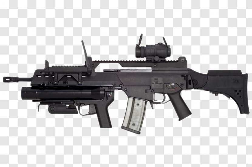 Weapon Automatic Firearm Heckler & Koch G36 Stock Photography - Cartoon - Military Weapons Firearms Transparent PNG