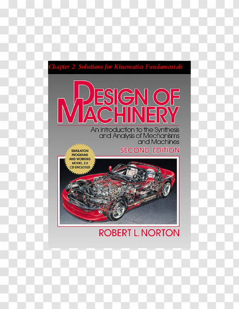 Design Of Machinery Car Hardcover Magazine Book - Poster Transparent PNG