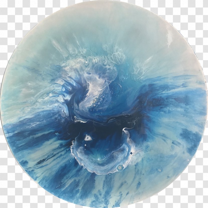 Earth Cobalt Blue Marine Mammal Biology - Microsoft Azure - Heart Watercolor Transparent PNG