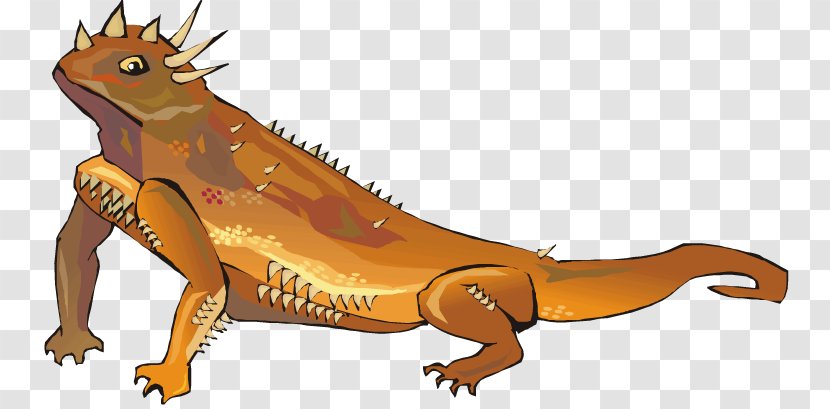 Texas Horned Lizard Reptile Desert Clip Art - Fictional Character - Cliparts Transparent PNG