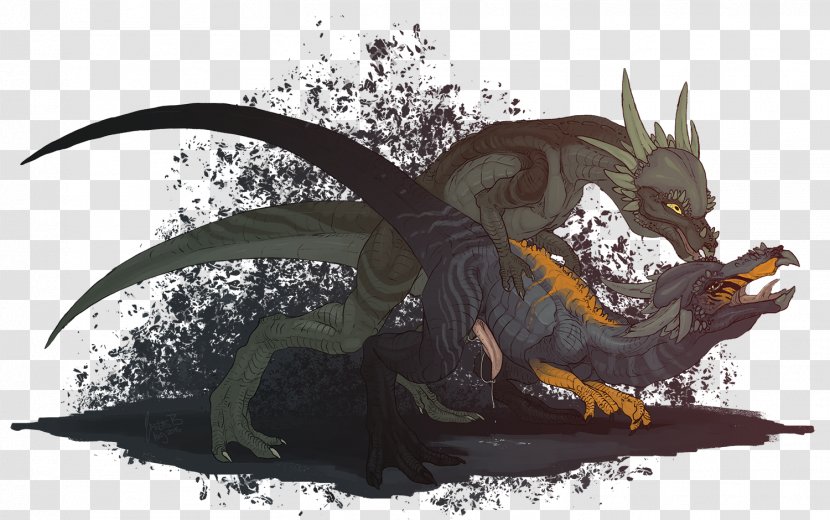 Dragon - Silhouette - Frame Transparent PNG
