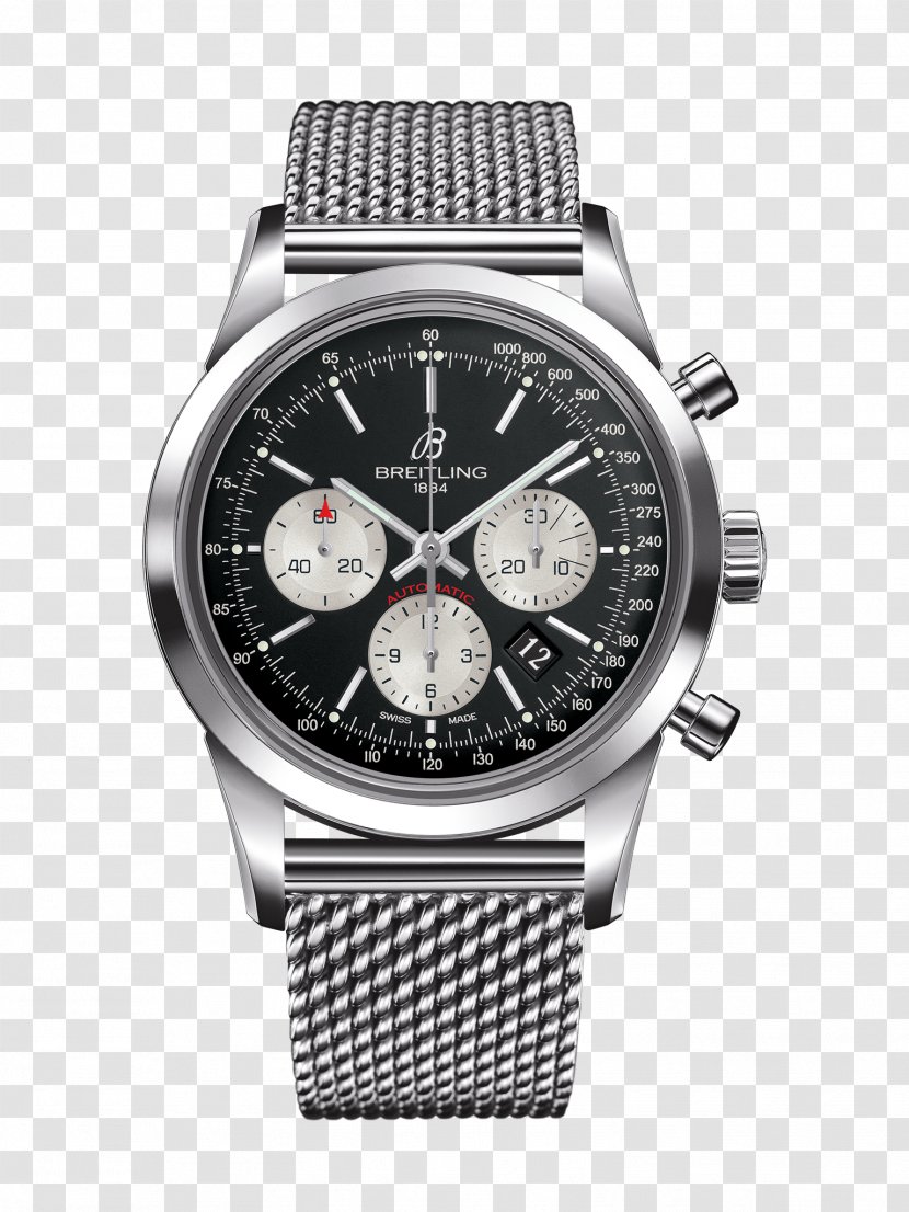Breitling Transocean Chronograph SA Automatic Watch - Strap - I Pad Transparent PNG
