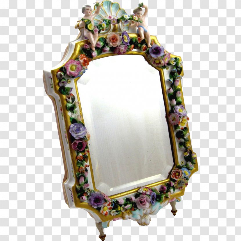 Mirror Picture Frames Antique Ceramic Pottery - Furniture Transparent PNG