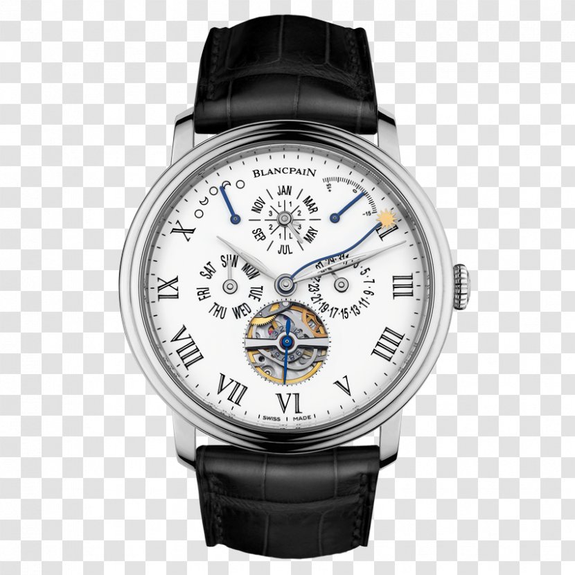 Villeret Blancpain Watch Complication Chronograph Transparent PNG