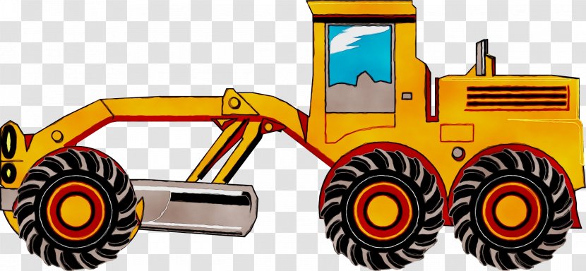 Tractor Construction Equipment Vehicle Bulldozer Toy - Transport Transparent PNG