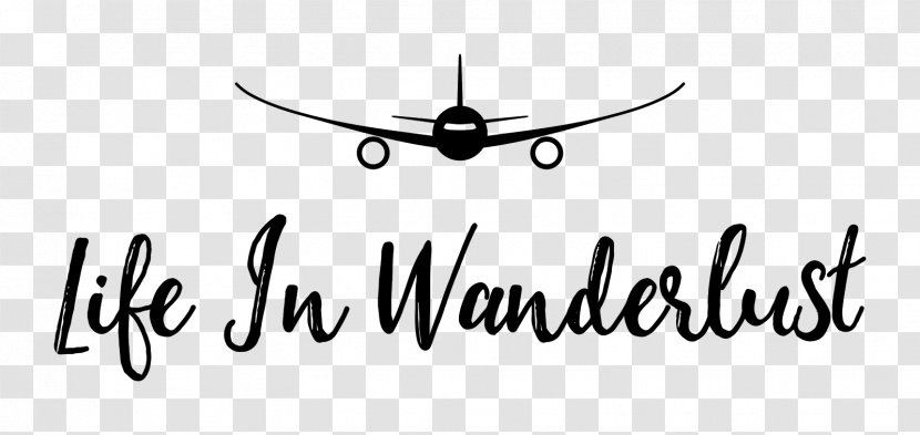 Wanderlust Logo Adventure Travel - Black And White - Friday Night Transparent PNG