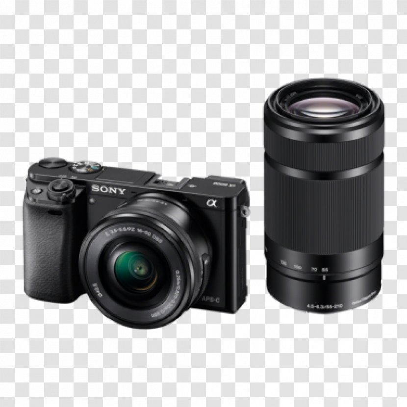 Sony α6000 Mirrorless Interchangeable-lens Camera E PZ 16-50mm F/3.5-5.6 OSS 索尼 - Zoom Lens Transparent PNG