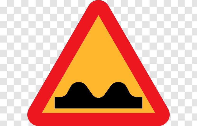 Traffic Sign Bridge Road Clip Art - Bump Cliparts Transparent PNG