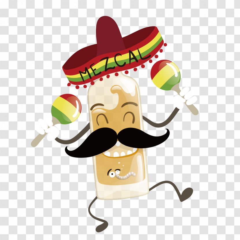 Mexico State Mexican Cuisine Tequila Burrito - Sombrero - Creative Beer Villain Transparent PNG