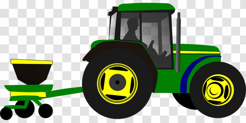 John Deere Clip Art Tractor Agriculture Farm Transparent PNG
