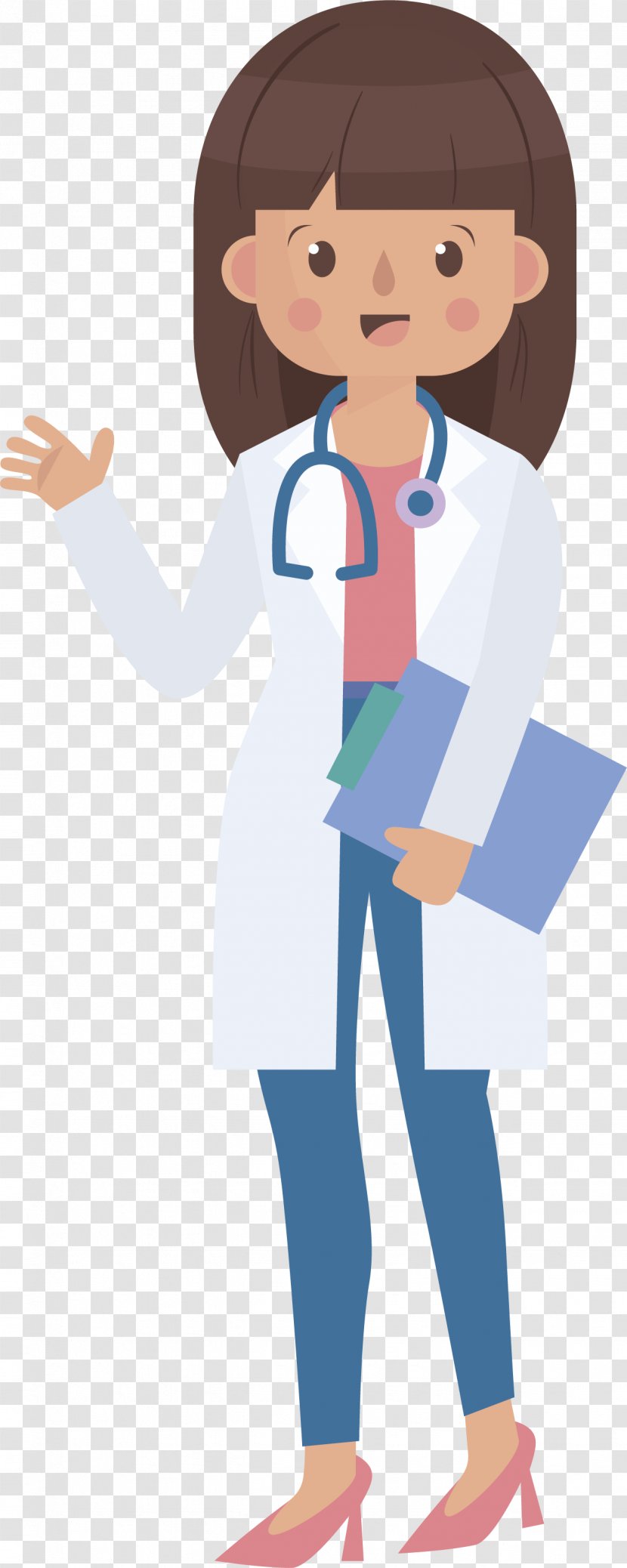 Physician Medicine Euclidean Vector - Watercolor - Qi Bang Children's Doctor Transparent PNG