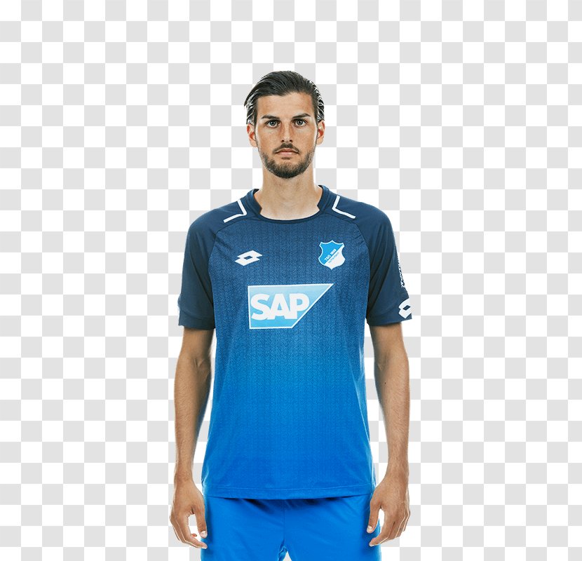 Florian Grillitsch Jersey TSG 1899 Hoffenheim Football Player - Blue - Andrej Kramaric Transparent PNG