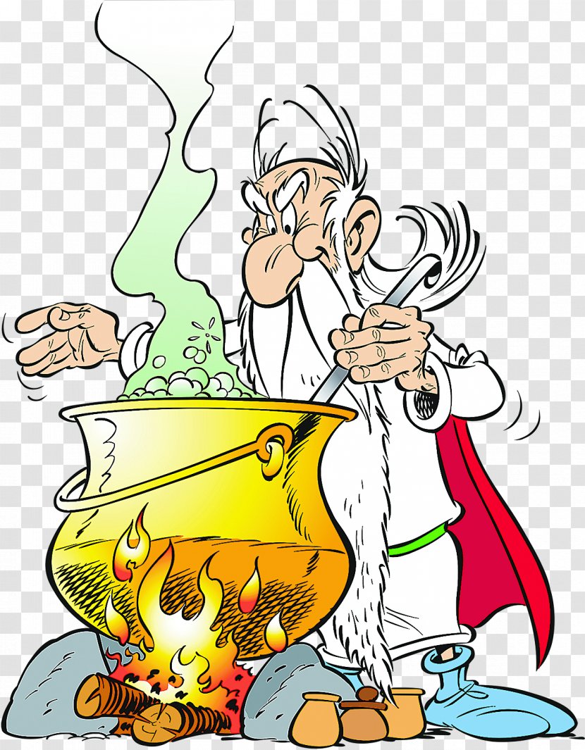 Obelix Getafix Asterix Potion Training - Fiction - Muertos Transparent PNG