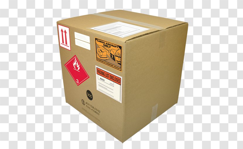 Box Dangerous Goods Packaging And Labeling Freight Transport - Fedex Transparent PNG