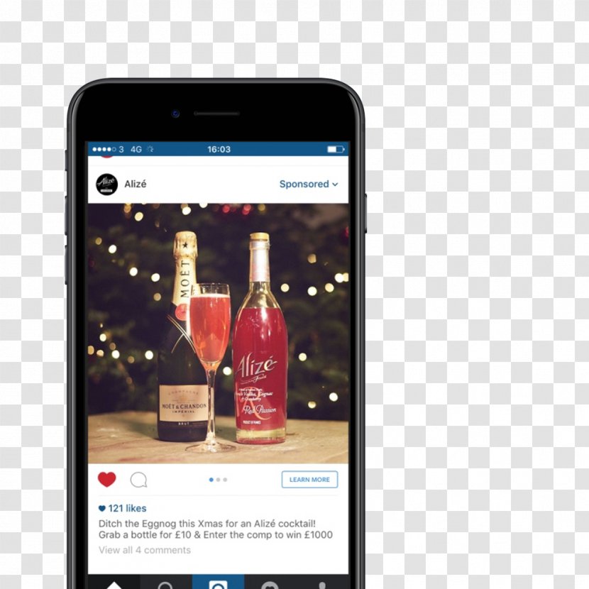Wine Alizé Smartphone Liqueur Drink - Tesco Transparent PNG