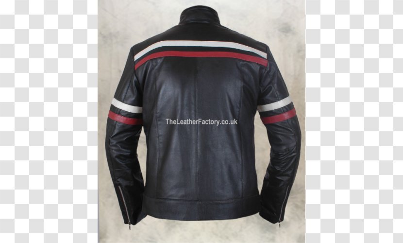 Leather Jacket Zipper Pocket - Retro Style - Red Transparent PNG