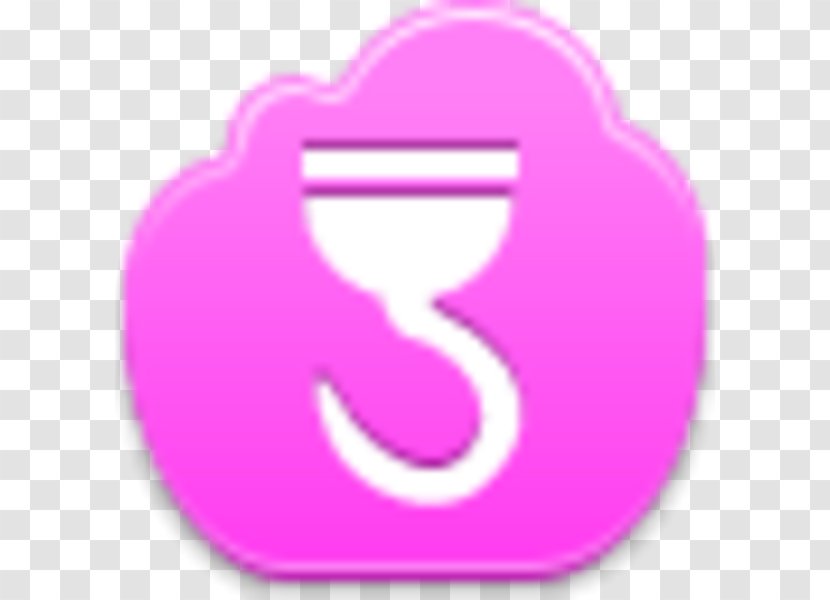 Number Pink M - Design Transparent PNG