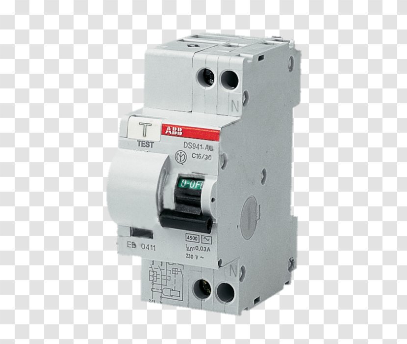 Disjoncteur à Haute Tension Residual-current Device ABB Group Circuit Breaker Aardlekautomaat - Residualcurrent Transparent PNG