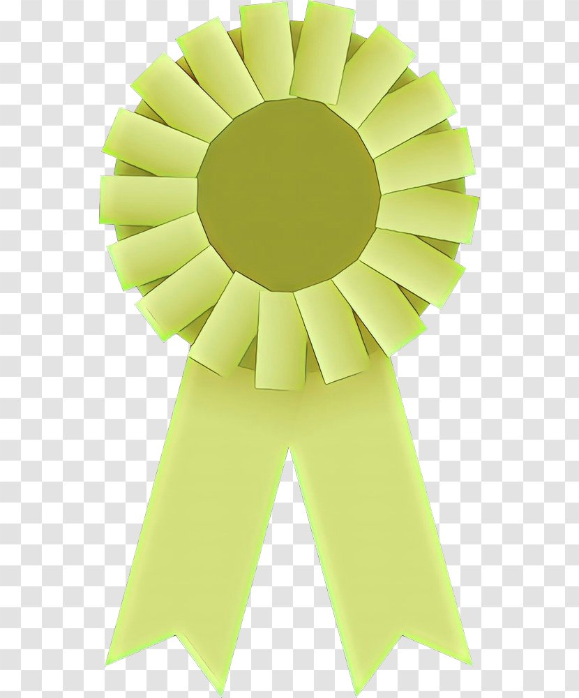 Background Green Ribbon - Yellow Transparent PNG