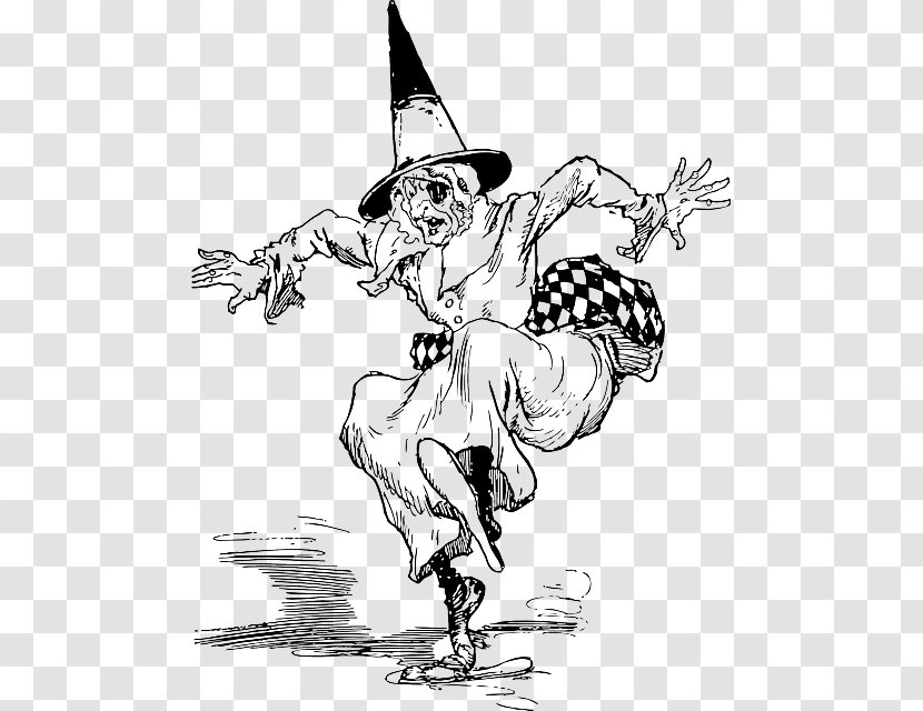 Wicked Witch Of The West East Wizard Oz Evil Queen - Joint - Jogging Cartoon Transparent PNG