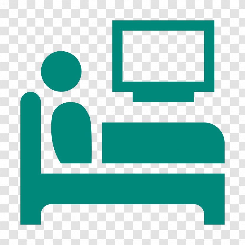 Symbol Bed Sleep Clip Art - Blue - Watching Tv Transparent PNG