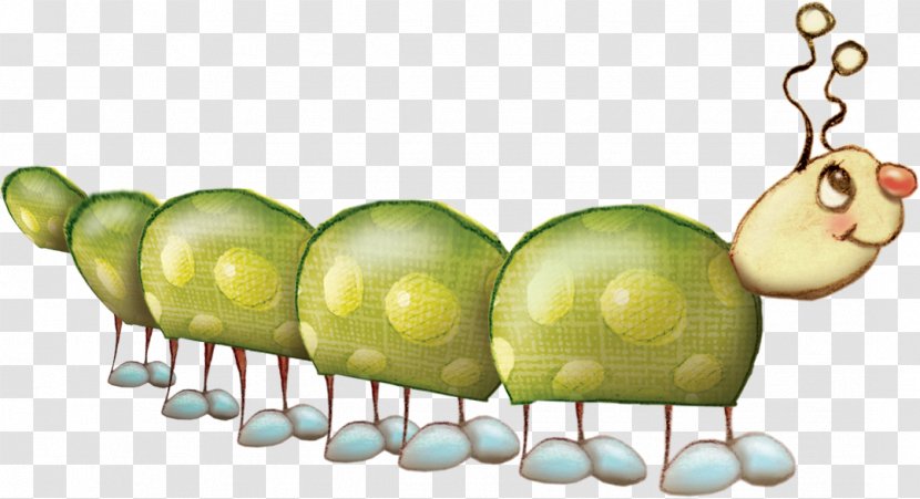 Cartoon Animation Caterpillar - Fruit Transparent PNG
