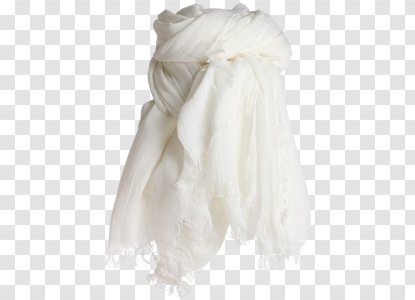 Scarf Shoulder Silk - White Transparent PNG