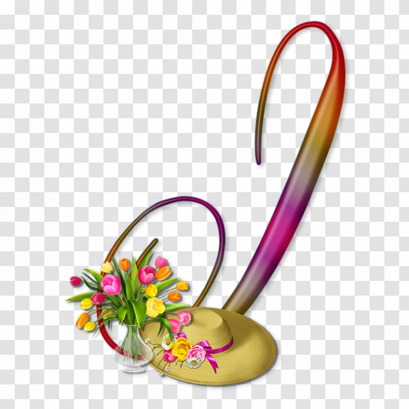 Flower Petal Floral Design Alphabet Tulip - Letter Transparent PNG