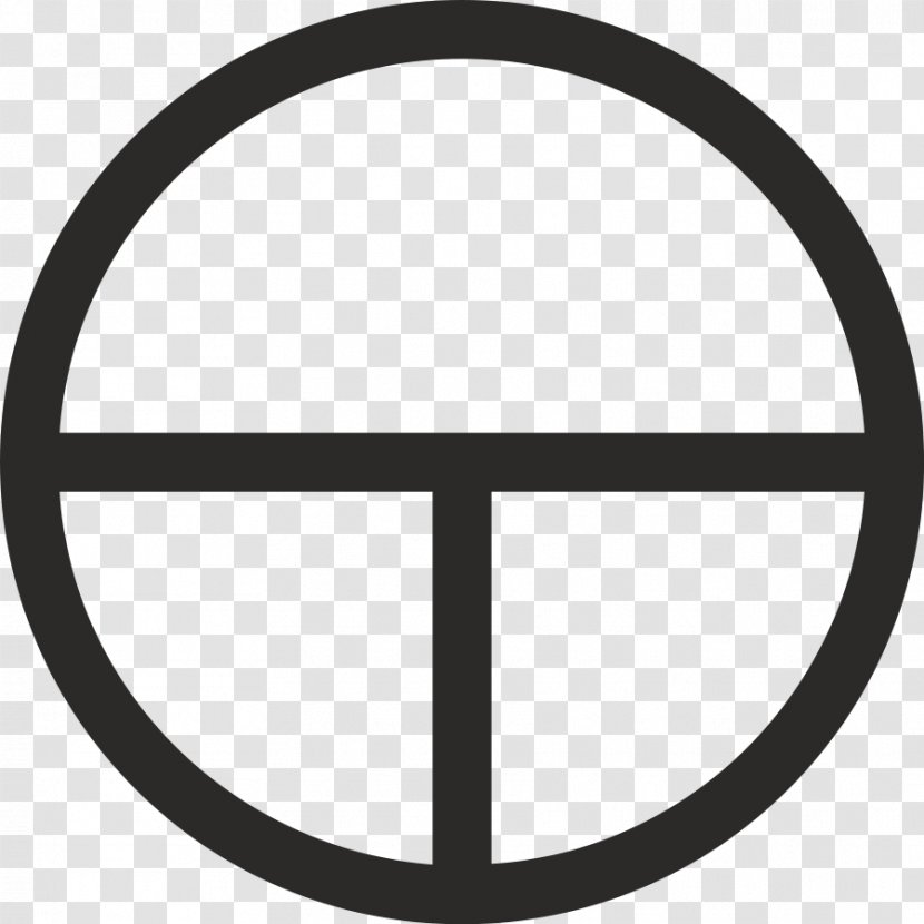 Alchemical Symbol Alchemy Salt Zodiac - Sun Cross - Ankh Clipart Transparent PNG