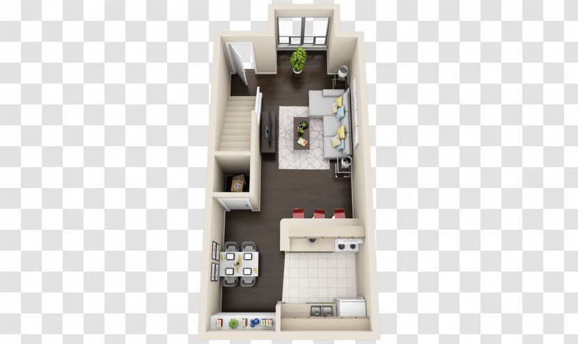 3D Floor Plan House - 3d Transparent PNG