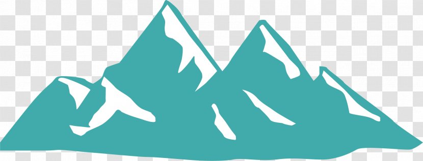 Mountain Drawing Silhouette - Triangle - Cartoon Iceberg Transparent PNG