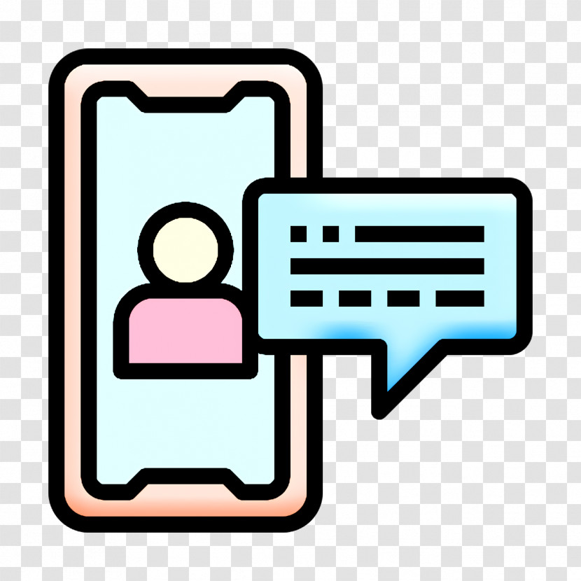 Contact Icon Office Stationery Icon Smartphone Icon Transparent PNG