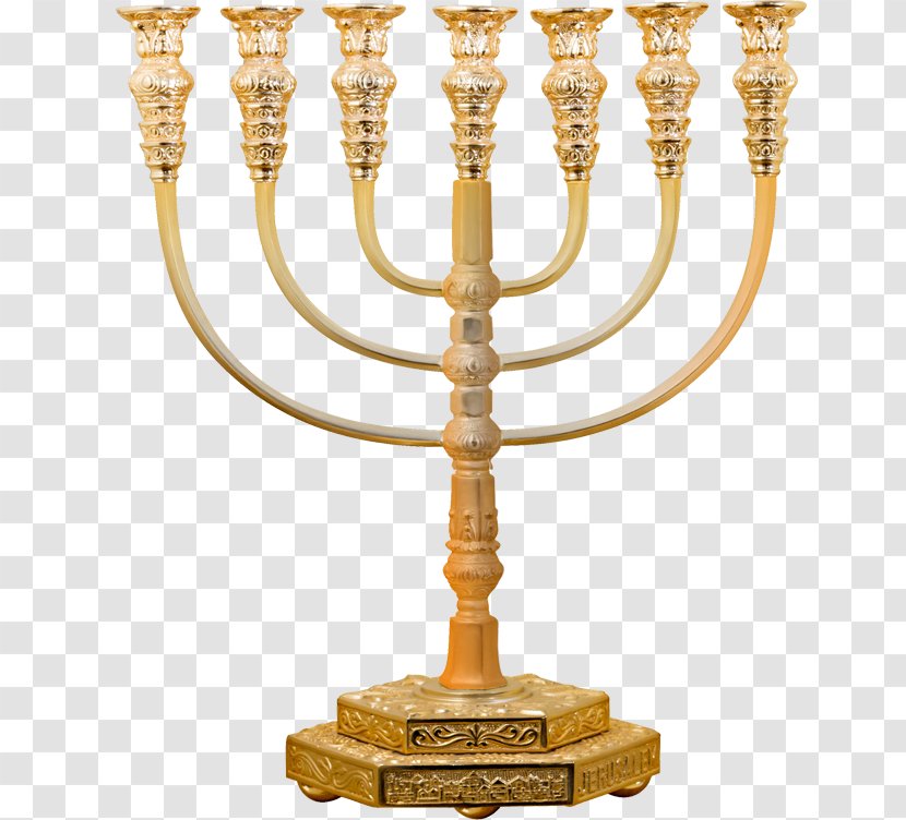 Menorah Judaism Hanukkah Jewish Holiday Candle - Torah Transparent PNG
