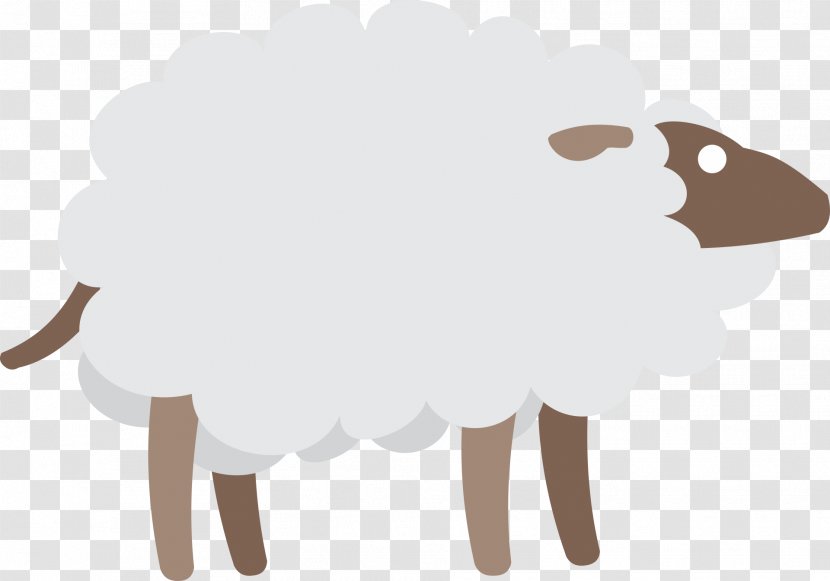 Sheep Cartoon Clip Art - Cow Goat Family - Common Livestock Transparent PNG